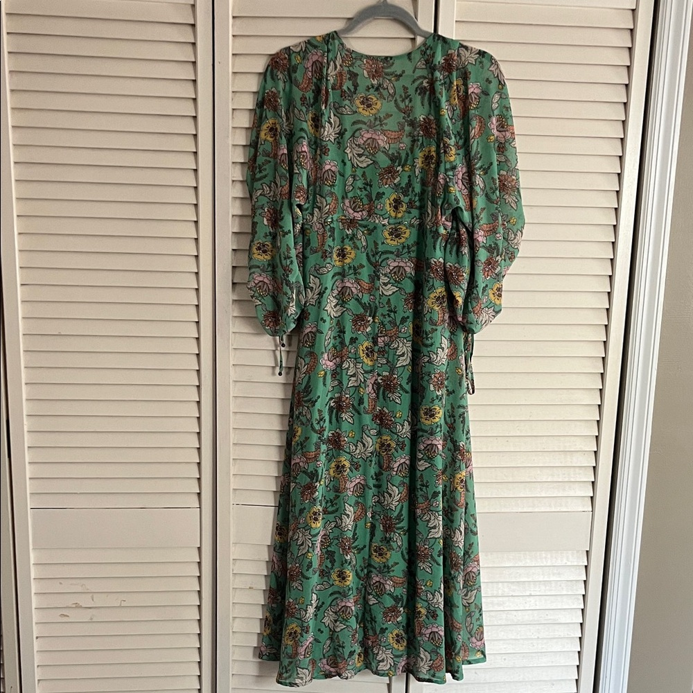 Free people - Earthfolk Maxi Dress- Green Floral - Picture 13 of 14